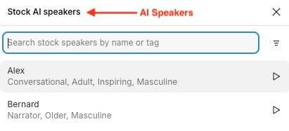 Descript AI Speakers