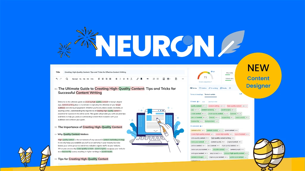 Neuronwriter Writing Style and Tone