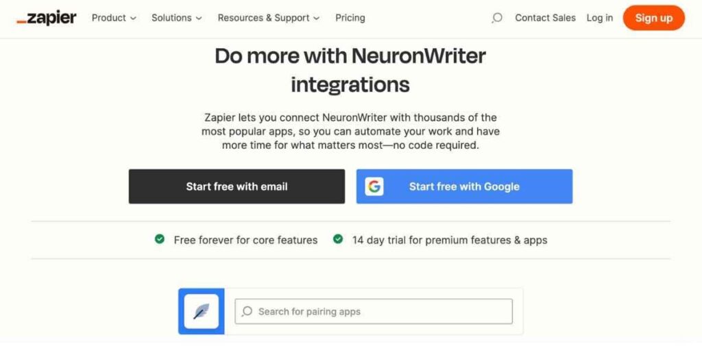 How to Use Neuronwriter with Zapier