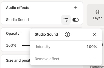 Descript AI Studio Sound