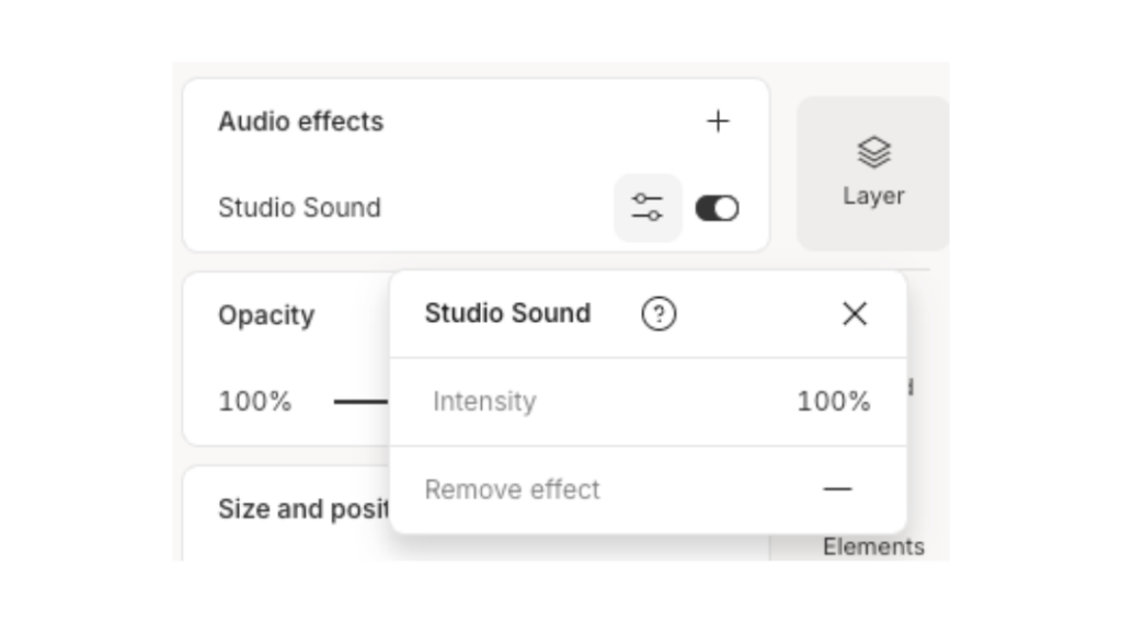 Descript AI Studio Sound