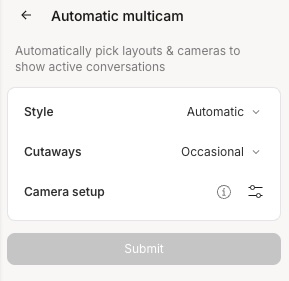 Descript AI Automatic Multicam