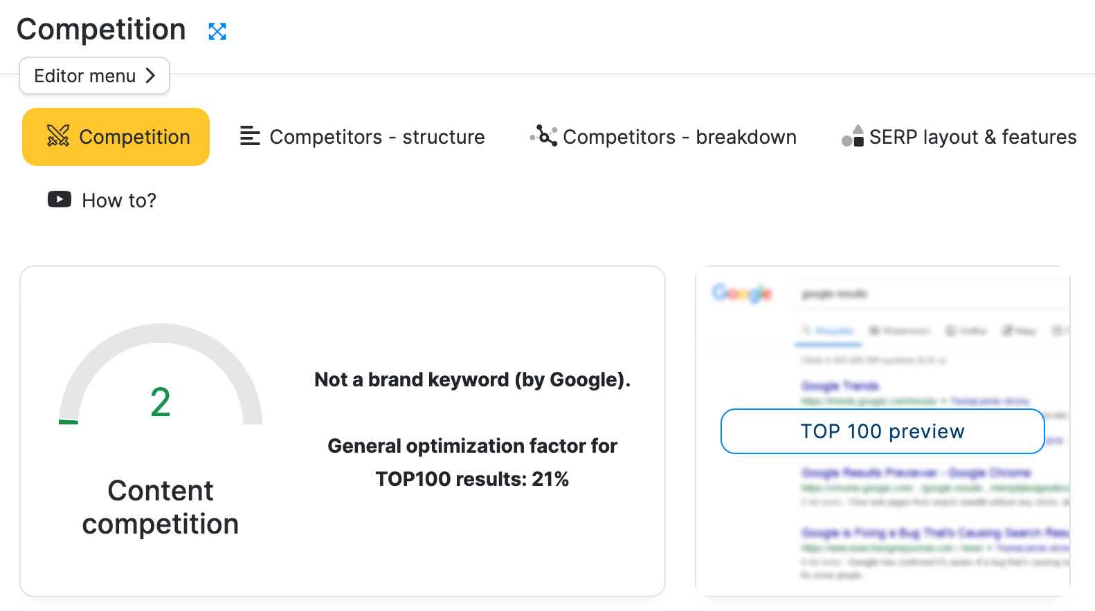 SERP Analysis Overview