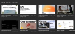 Figma Sites Dashboard